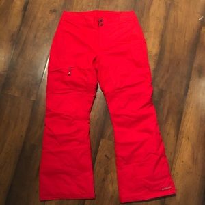 Columbia Bugaboo Snow Pants Red, Sz L